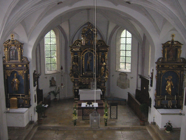 Innenraum von St. Sebastian